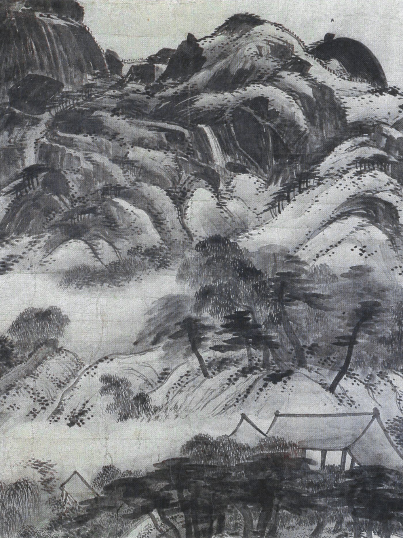 산수 수묵화